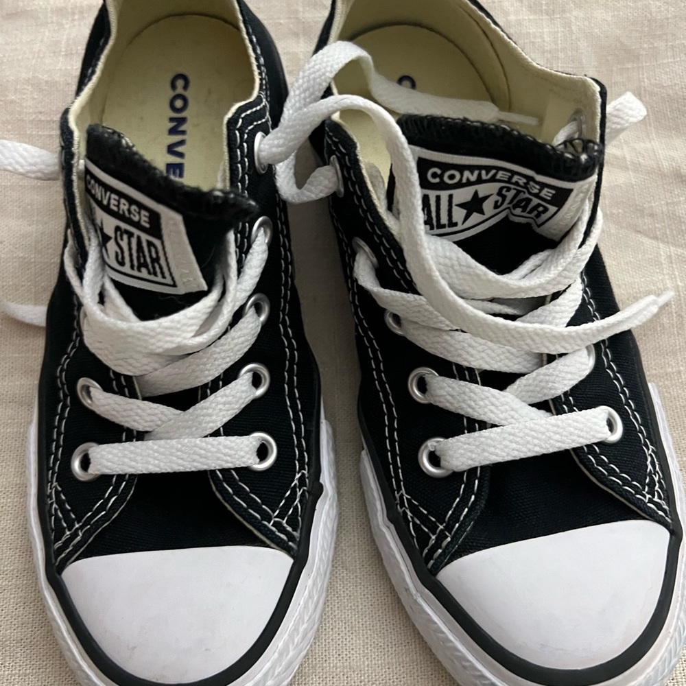 Converse Kids Black and White Sneakers